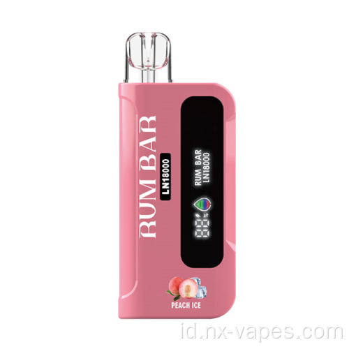 Rum bar 18000 puff grosir vape sekali pakai